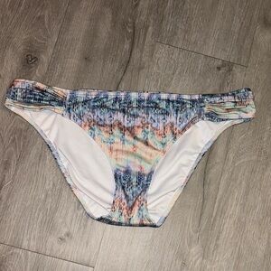 Multicolor Patterned Bikini Bottom